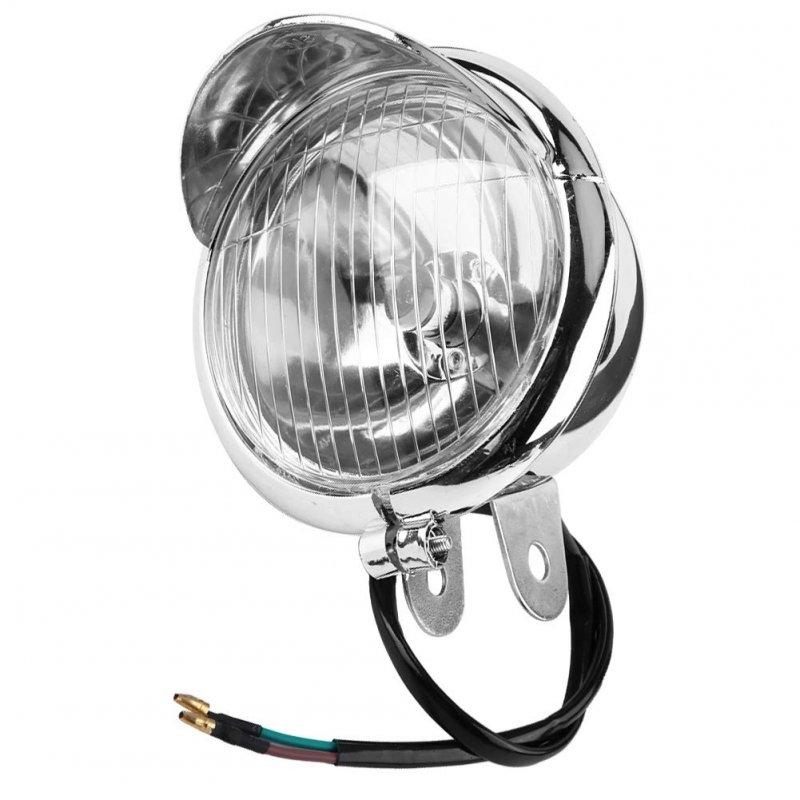 Motorcycle Lights |   12v Universal Chrome Color ABS Motorcycle Fog Lights Headlight Lamp 1 Motorcycle Accessories 1