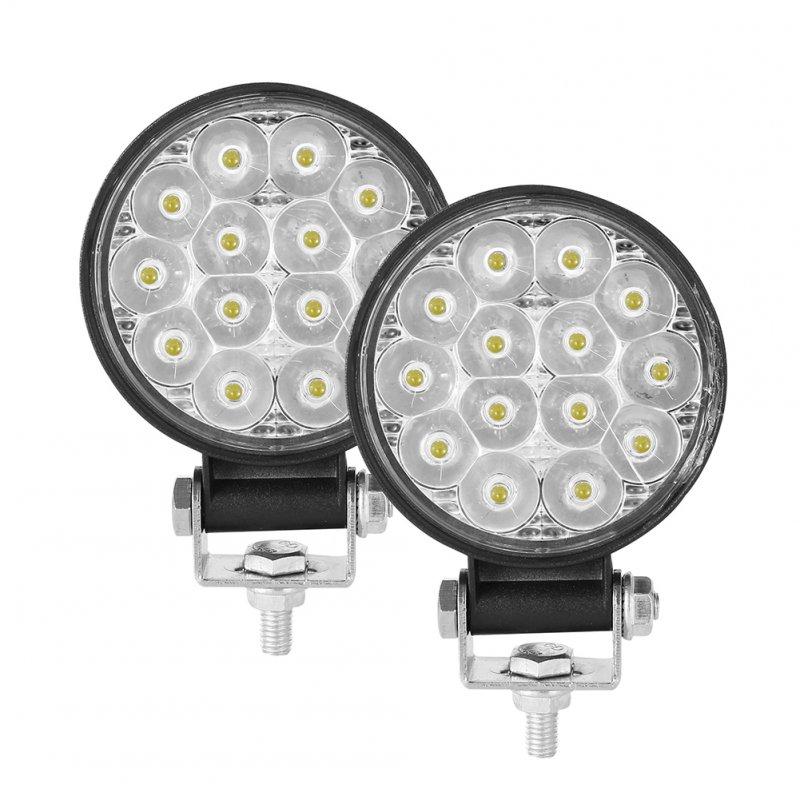 Motorcycle Lights |   2PCS 10-30V 6000K 72W Car LED Light Mini 3 inch 14 beads Round Lamp Off-road Car Headlights Motorcycle Spotlights Motorcycle Accessories D0037 + 2PCS