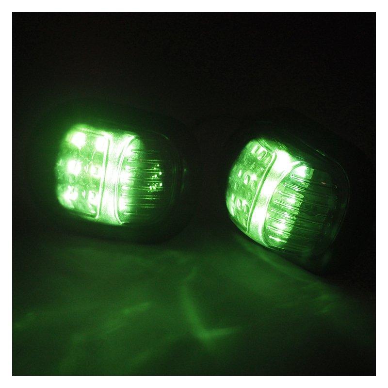 Motorcycle Lights |   2PCS Motorcycle Turn Signal Light 12V LED Turn Signals Indicators Universal Blinkers Flashers for Honda Grom Msx125 Msx125 SF Motorcycle Accessories Green + Smoke