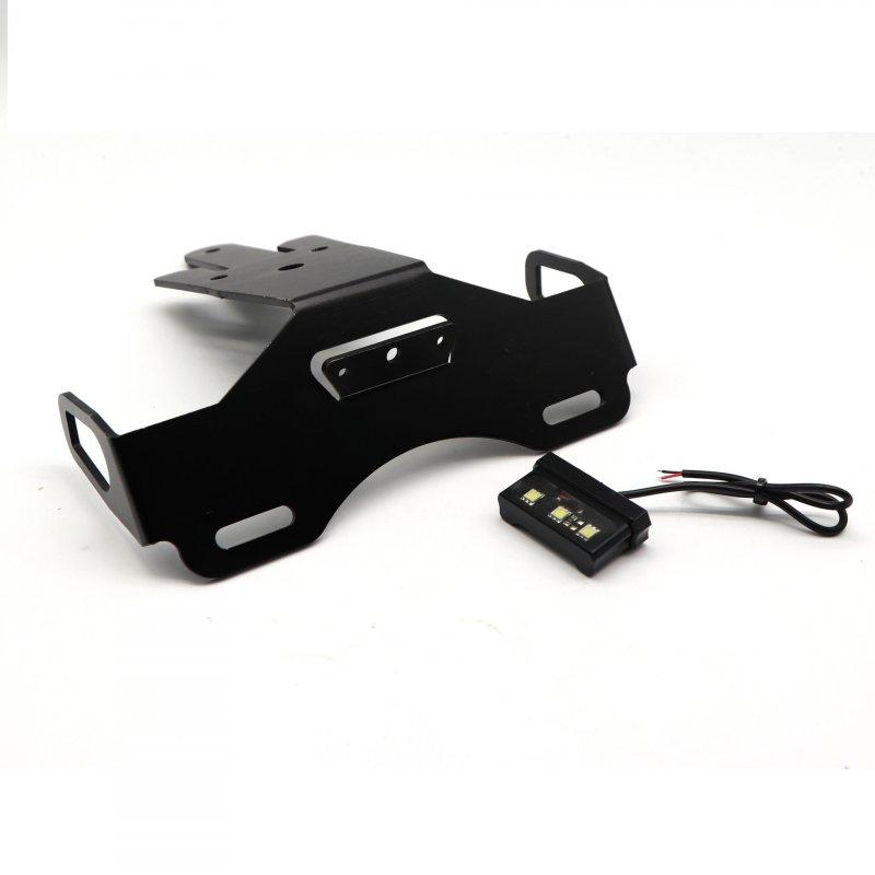 Motorcycle Lights |   For ER-6N/F ninja650 Fender Eliminator Registration Plate Holder LED License Frame black Motorcycle Accessories Motorcycle Lights