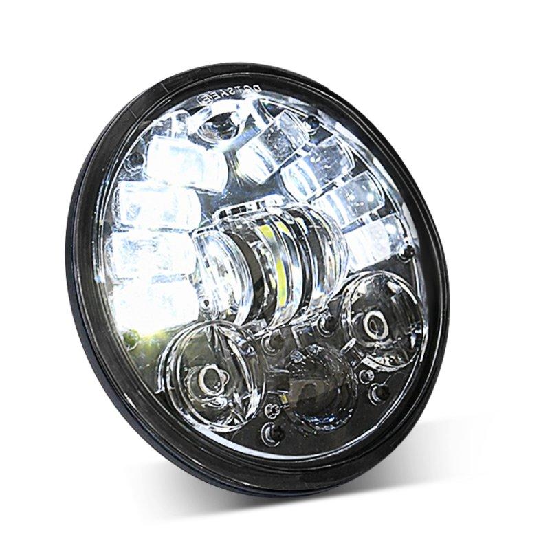 Motorcycle Lights |   Motorcycle Led Drl Halo Headlight Aluminum Alloy 5.75-inch Motorcycle Headlight As shown Motorcycle Accessories As shown