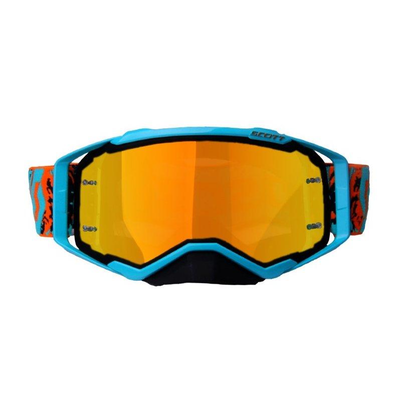 Protective Gears |   Riding Goggles Motocross Off Road Dirt Bike Motorcycle Helmets Goggles Ski Sport Glasses Mountain Bike Goggles Motorcycle Accessories Light blue