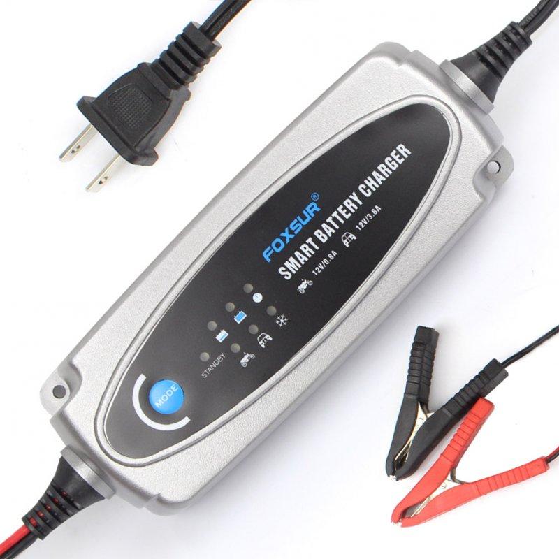 Motorcycle Accessories |   12V 3.6A Or 12V/0.8A Car Motorcycle Battery Charger Ac Input 100-240v Eu Uk Us Plug U.S. Plug Motorcycle Accessories Motorcycle Accessories